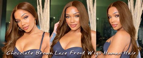 Amazon Clong Light Chocolate Brown Lace Front Wig Human Hair