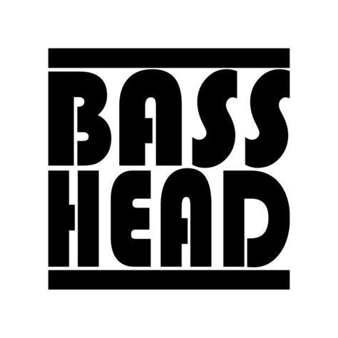 Bass Head V1 Vinyl Decal Sticker Edm Music Basshead Etsy Bass Head Edm Music Vinyl Decal