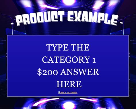 Customizable Jeopardy Template Host Your Own Game Show Etsy Canada