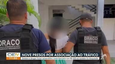 CETV 1ª Edição Fortaleza Nove pessoas são presas por associação ao