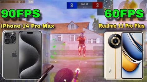 Iphone Pro Max Vs Realme Pro Plus Bgmi Test Fps Vs Fps