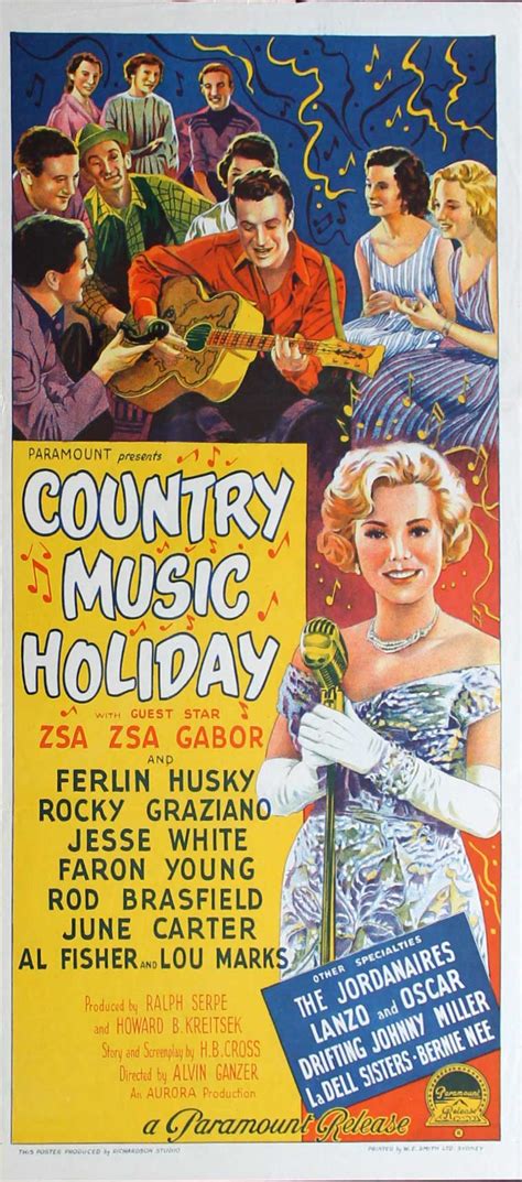 Country Music Holiday, 1959, Ferlin Husky, Original Australi