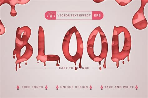 Set 10 Halloween Text Effects, Font Styles - Design Template Place