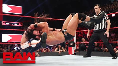 Seth Rollins Vs Drew Mcintyre Raw March Youtube