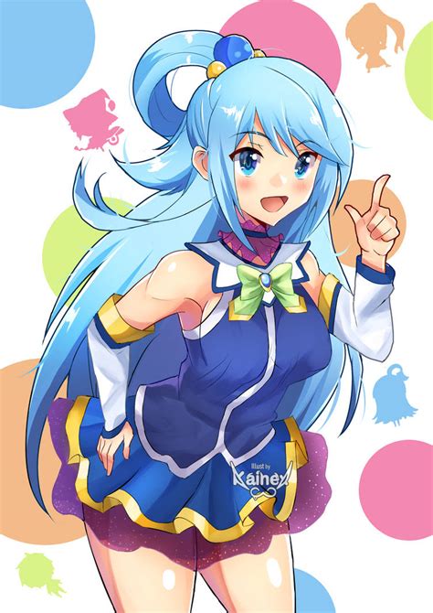 Aqua Konosuba Fanart~ By Kainex19 On Deviantart