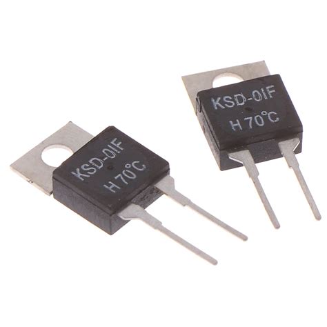 Pcs Normally Open Thermal Switch Temperature Sensor Thermostat Ksd F