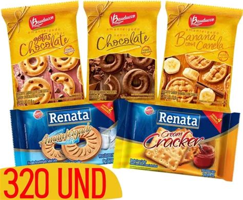 Kit Biscoito Em Sache Sabores Sortidos Bauducco Renata Frete Gr Tis