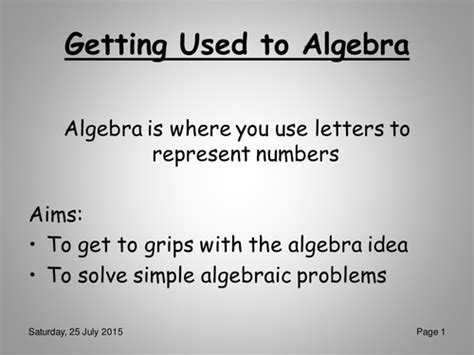 Algebra Powerpoint By Frizzobananas Teaching Resources Tes