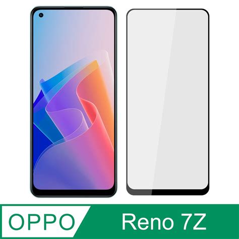 【ayss】oppo Reno 7z643吋2022玻璃保護貼鋼化膜玻璃膜防爆全膠貼合9h滿版 黑 保護貼螢幕貼