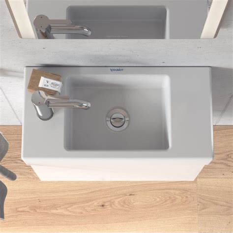 Duravit Vero Air Handwaschbecken mit WonderGliss weiß 07245000091