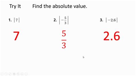 Understanding Absolute Value Grade Ixl