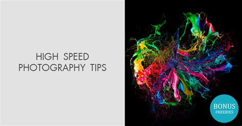 14 High Speed Photography Tips And Ideas