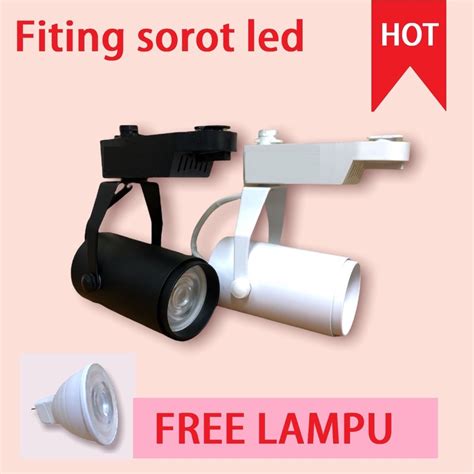 Jual Fiting Sorot Led Rell Track Led Spotlight Lampu Sorot Led Mr