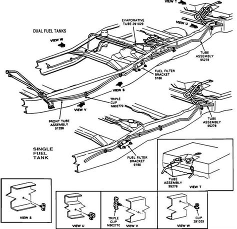 Visualizing The Brake Line Configuration In A Chevy Silverado