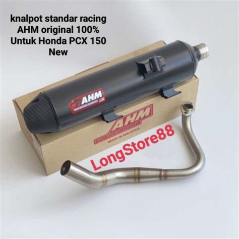 Promo Knalpot Ahm New Pcx Standar Racing Asli Malaysia New Pcx