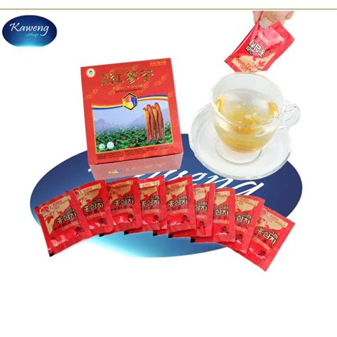 Jual Cod Teh Red Ginseng Korea Korean Red Ginseng Tea 20 Sachets 20