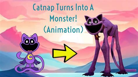 Catnap Turns Into A Monster Poppy Playtime Chapter Animation Part