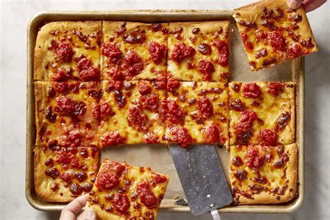 Grandma Pizza Recipe (Easy Sheet Pan Pizza) | The Kitchn