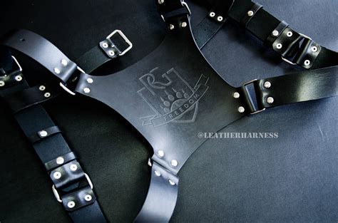 Harness Leather For Men Mens Leather Harness Leather Etsy