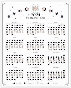 Amazon Moon Phase Calendar Full Moon Cycle Calendar X