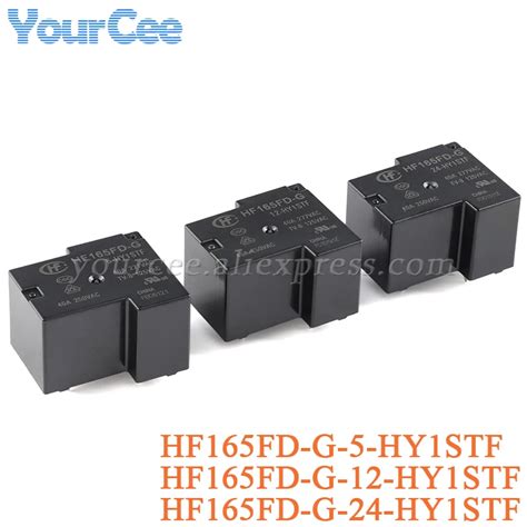 2PCS High Power Relay HF165FD HF165FD G 5 HY1STF HF165FD G 12 HY1STF