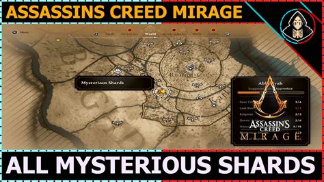 All Mysterious Shards Assassins Creed Mirage Youtube