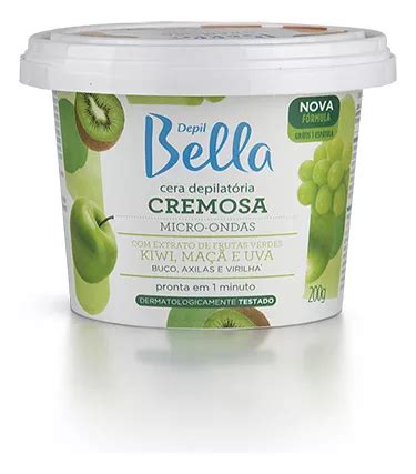 Cera Cremosa Para Micro Ondas Frutas Verdes 200g Depil Bella MercadoLivre