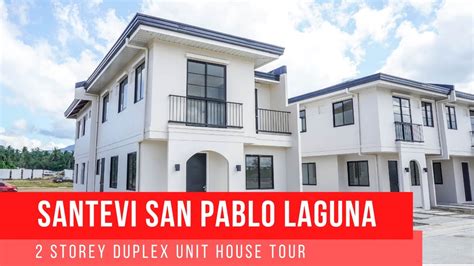 Santevi San Pablo Laguna Duplex Unit House Tour Youtube