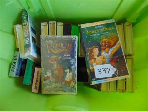 DISNEY VHS MOVIES Ziemer Hilbrands Auctions