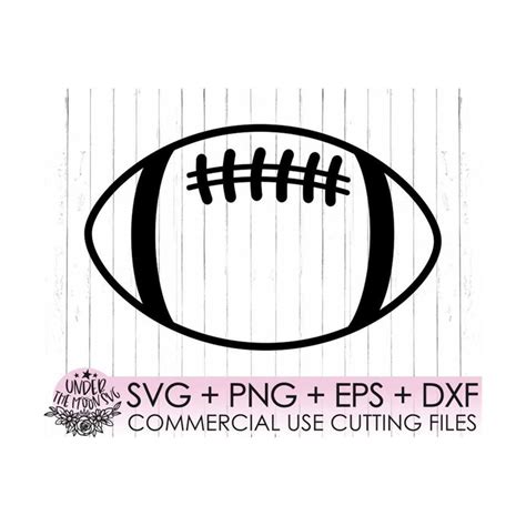 Football SVG, Football Silhouette, Football PNG, Football Cu - Inspire ...