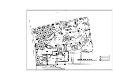 某地区现代中关村餐厅建筑方案设计施工cad图纸餐厅土木在线