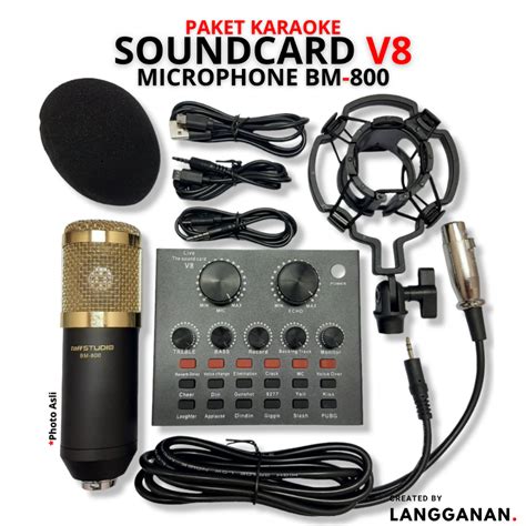 Jual Mixer Sound Card V Bluetooth Audio Soundcard Live Streaming