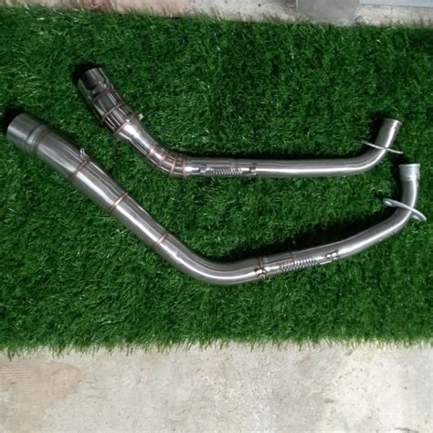 Jual PIPA LEHER GULU BANYAK KNALPOT NMAX NWE INLET38 INLET50 2 TIPE