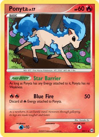 Shiny Ponyta Card