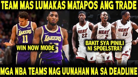 LAKERS WIN NOW MODE BIGATIN ANG KUKUNIN SA DEADLINE HEAT MAS LUMAKAS