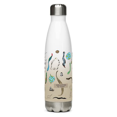 Snakes Stainless steel water bottle ‣ DIBUJOTHIKI