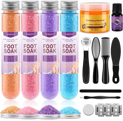 Amazon.com: XIWEIOO FOOT SOAK SALT Himalayan Pink Salt with Lavender