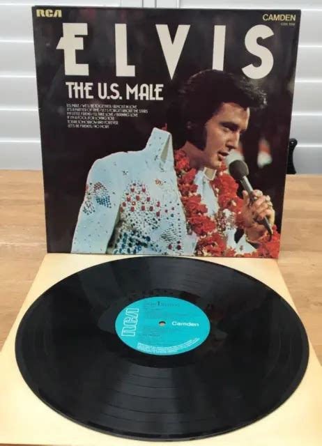 ELVIS LES ÉTATS UNIS Disque Vinyle Lp Masculin Cds 1150 1970 EUR 9 84