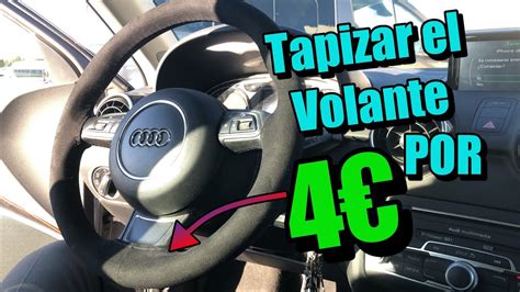 COMO TAPIZAR TU VOLANTE EN ALCANTARA POR 6 COMO TAPIZAR TU VOLANTE