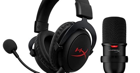 Hyperx Streamer Starter Pack Solocast Microphone And Cloud Core Gaming Headset