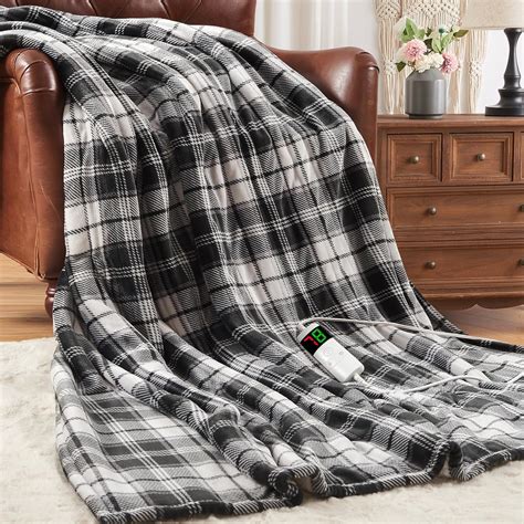 Octrot Electric Heated Throw Blanket 50x60 Fast Heating