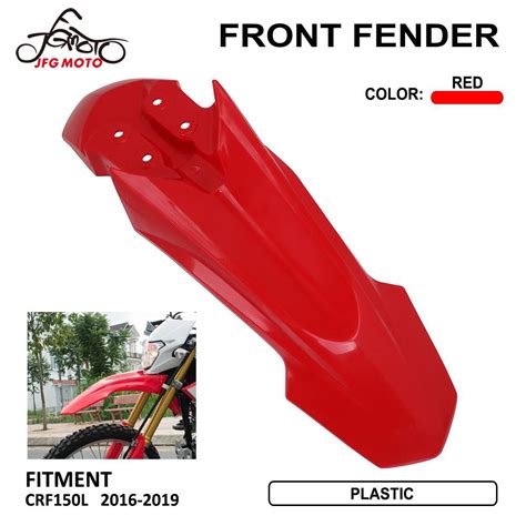 Jfg Moto Motorcycle Plastic Fender Body Seat Front Fender For Honda Crf150l Crf 150 L 2016 2019