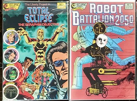 Lot Of 5 Eclipse Comics 1st Issue