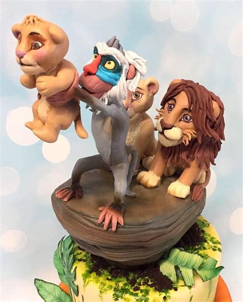 Pin by Maria Paula on Guardado rápido Lion king cakes Baby cartoon