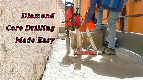 HOW TO Use Hilti DD 120 Diamond Coring Tool For Wet Drilling Into