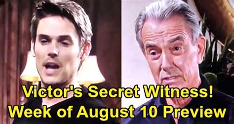 The Young And The Restless Spoilers Preview Week Of August 10 Victor