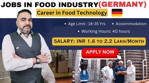 Food Industry Jobs In Germany I Career In Food Technology I Salary I