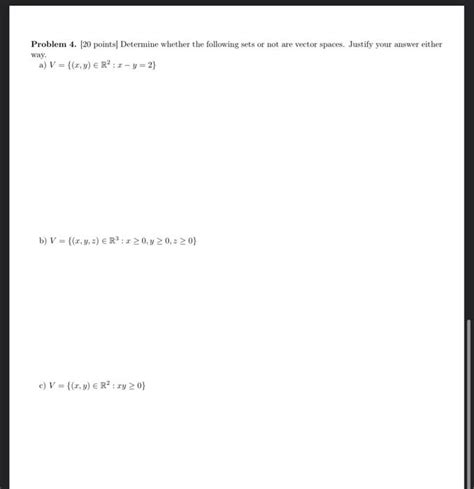 Solved Problem Points Determine Whether The Chegg