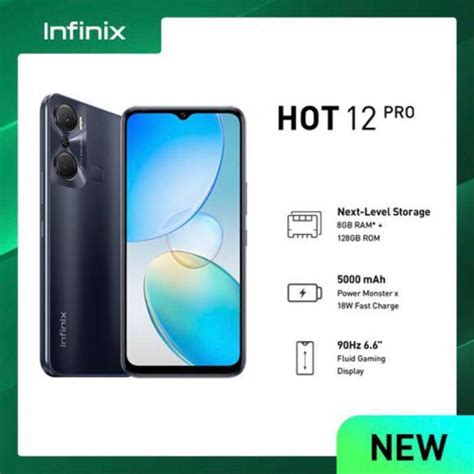 Promo Infinix Hot 12 Pro NFC 8GB 128GB Unisoc T616 6 6 IPS LCD