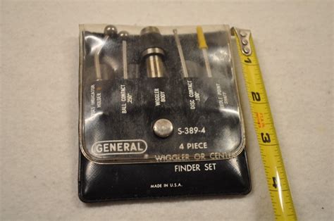 General S Piece Wiggler Or Center Finder Set Vintage